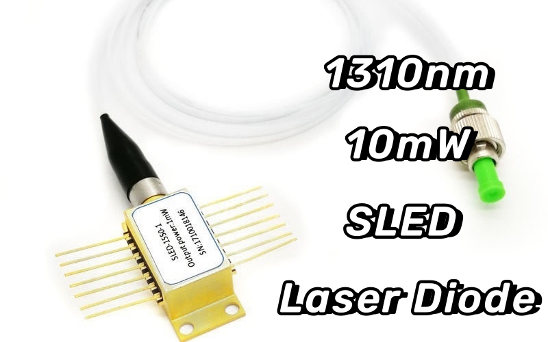 Diode laser à superluminescence SLED 1310 nm 10 mW