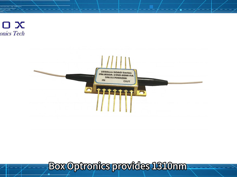 Dispositifs d'amplification optique à semi-conducteurs 1550 nm (SOA)