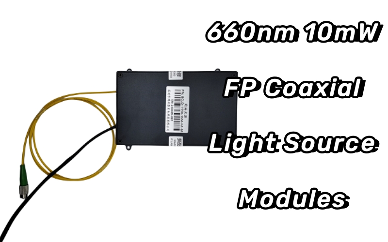 Modules de source lumineuse coaxiale FP 660 nm 10 mW