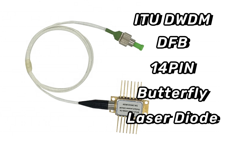 Diode laser papillon ITU DWDM DFB à 14 broches