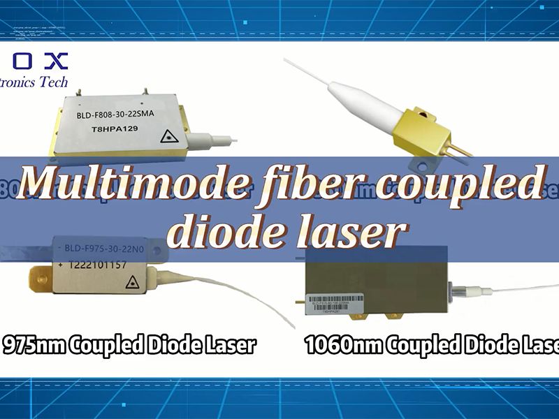 Laser à diode couplée à fibre multimode